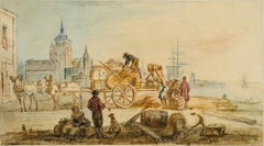 An architectural Capriccio by J.B Lallemand ... with Notre-Dame of Dijon