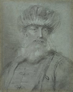 Portrait of an Ottoman Dignitary, a drawing by Giuseppe Nogari (ca. 1760)