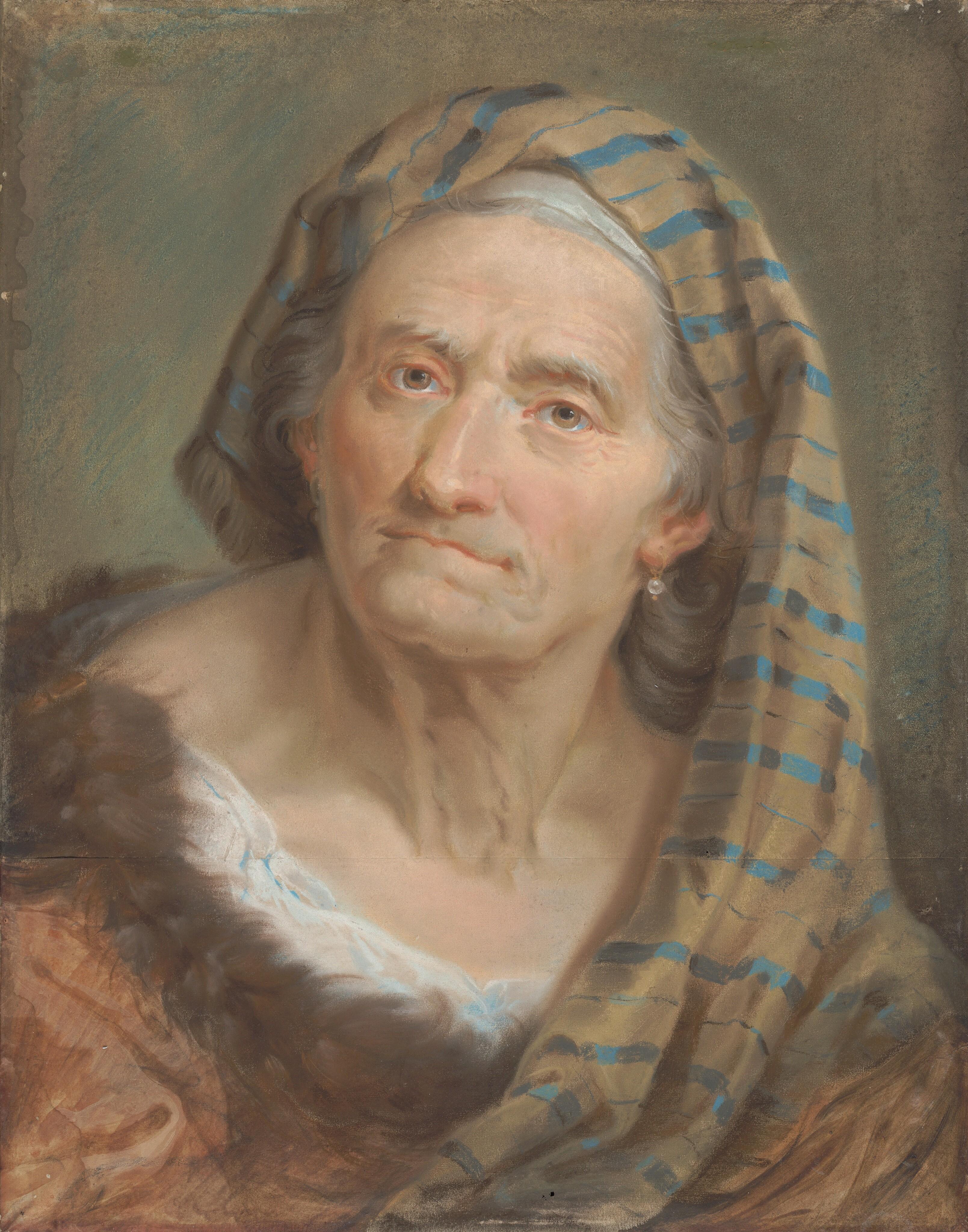 Portrait of an Ottoman Dignitary, a drawing by Giuseppe Nogari (ca. 1760) For Sale 8
