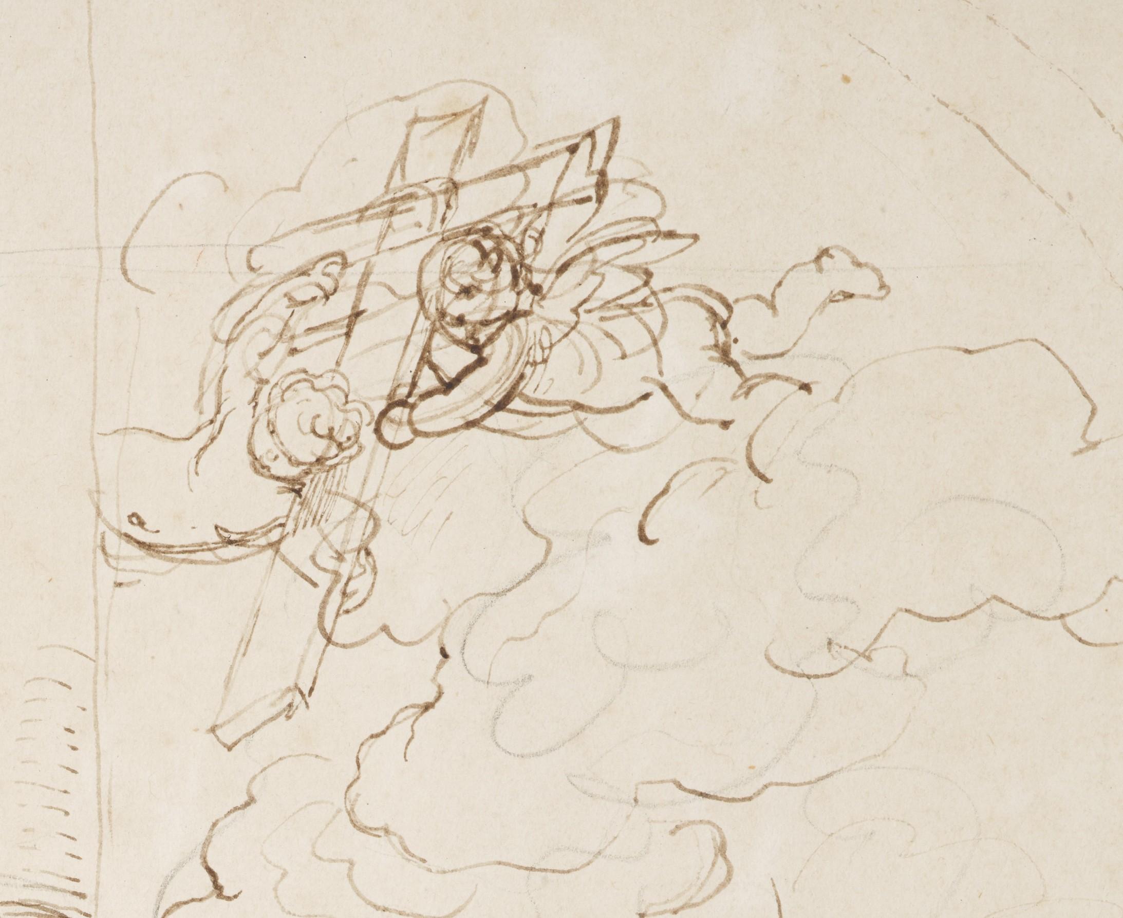 From Renaissance Venice to Barocco Naples, a drawing by Francesco La Marra For Sale 6