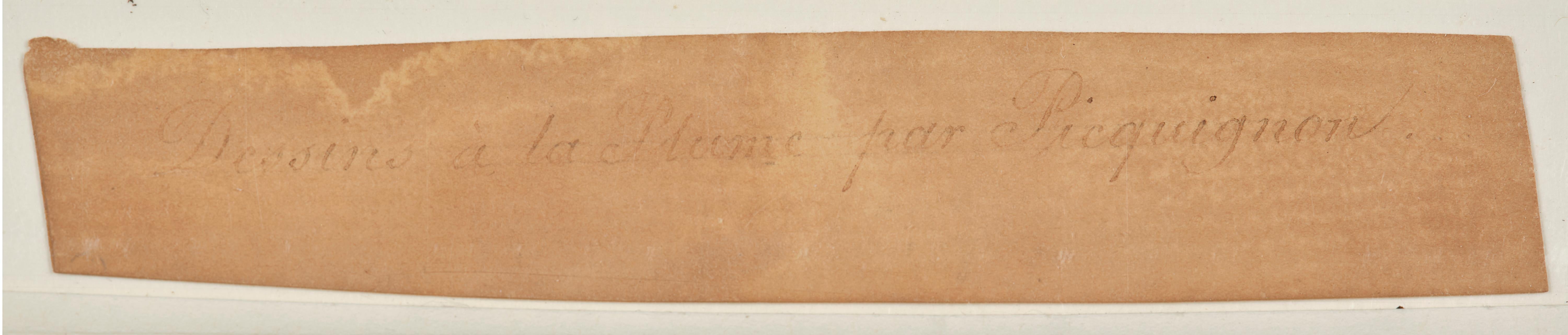 Un raro disegno neoclassico di Jean-Pierre Péquignot, amico di Girodet in vendita 7