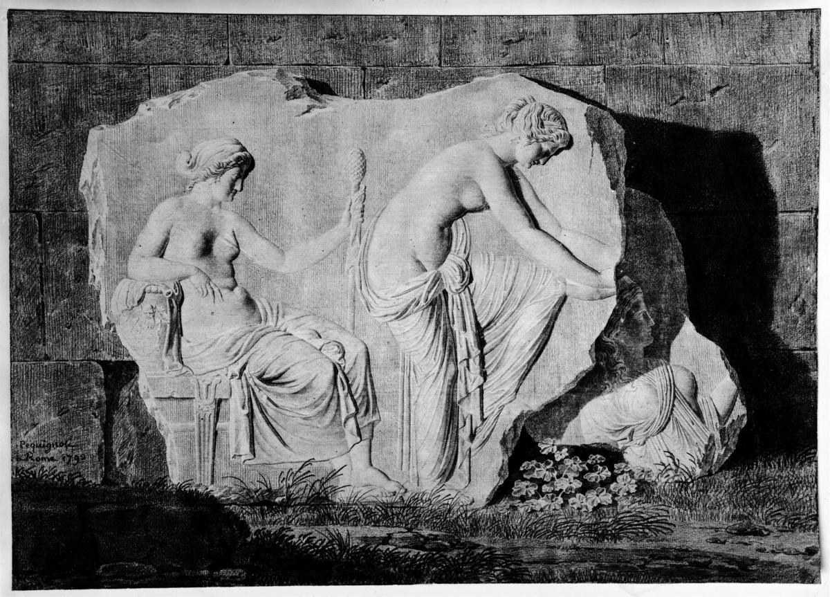 Un raro disegno neoclassico di Jean-Pierre Péquignot, amico di Girodet in vendita 8