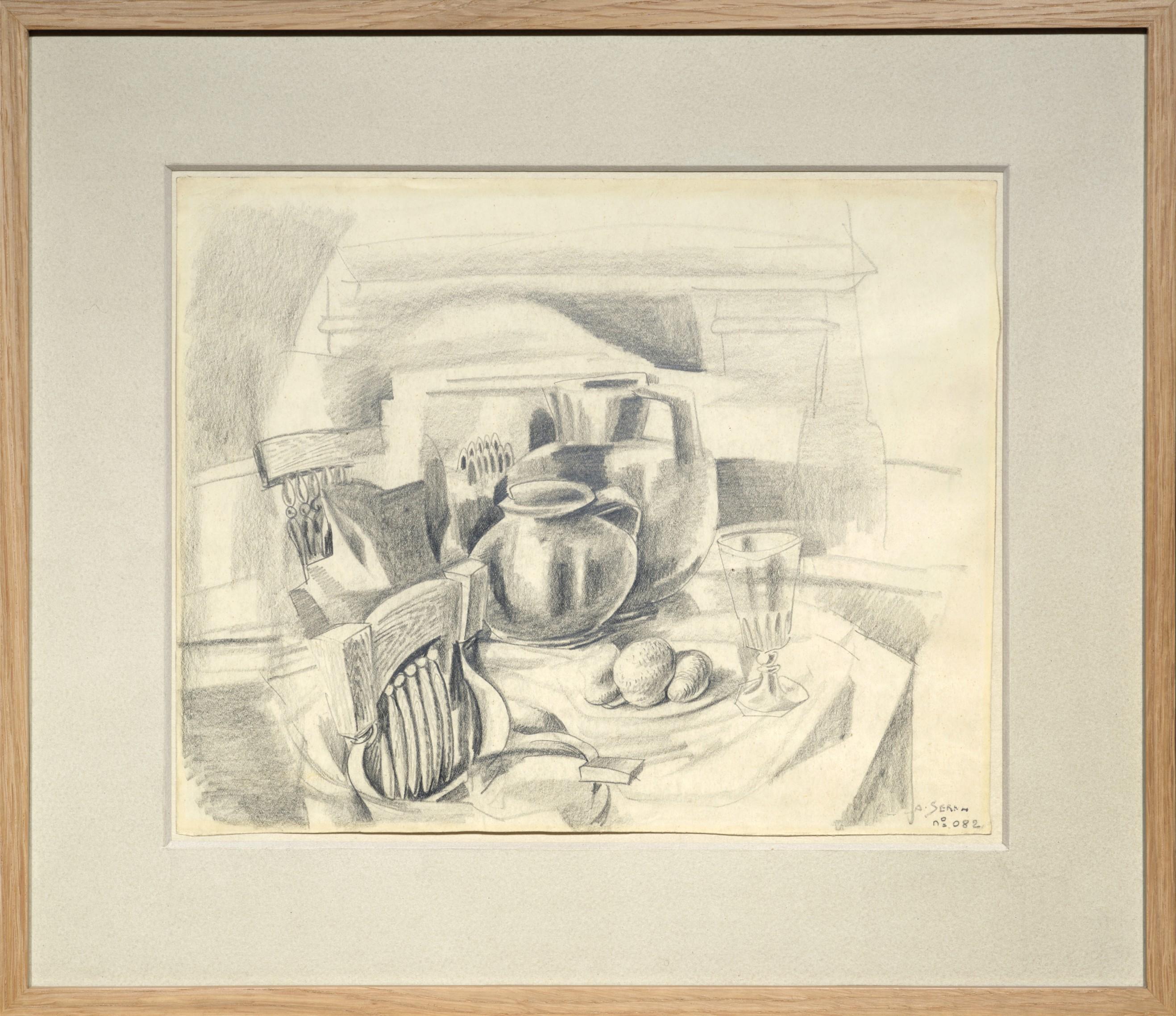 Un Bodegón cubista degli anni '30 dell'artista andaluso Ismael de la Serna