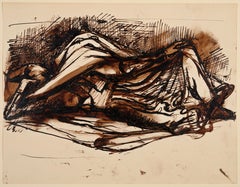A study for the Sleeping Spahi, a drawing from Pavel Tchelitchew (1930)
