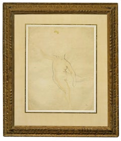 Balthus (Balthasar Klossowski de Rola) - Étude pour "Up&Up" - 1955, un dessin préparatoire de Balthus (1908 -2001) Étude pour "Up&Up" - 1955, un dessin préparatoire de Balthus (1908 -2001)