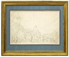 Study for « The Chinese Masquerade » by Jean-Baptiste Pierre (1714 - 1789)