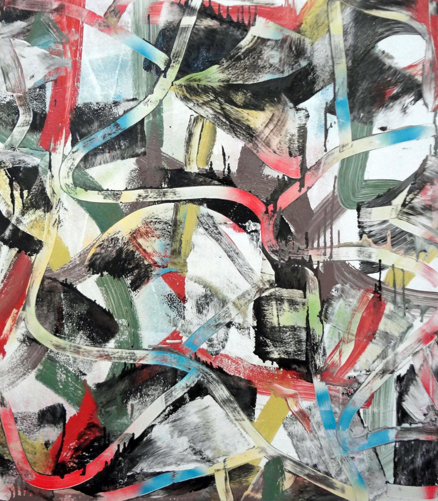 Matthew Dibble Abstract Painting - Alpha Shorthand