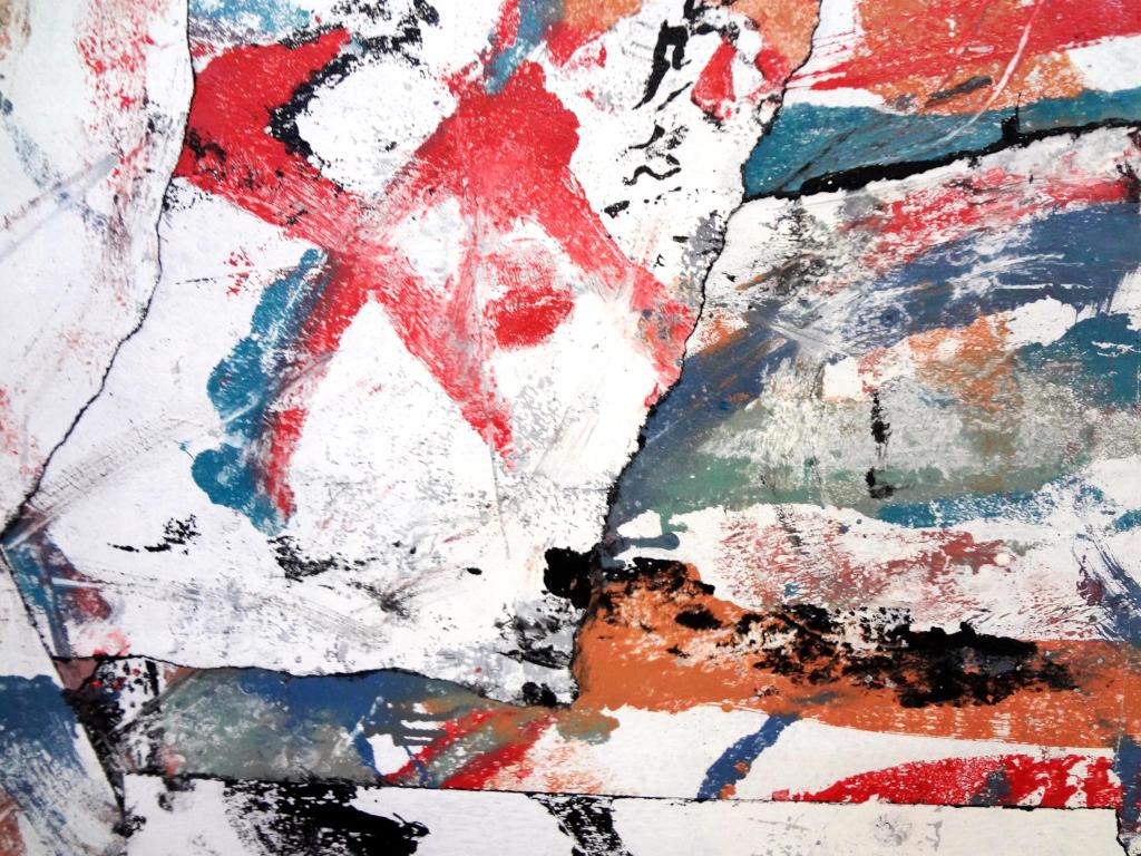 Valuable Scrap - Abstract Painting by Matthew Dibble