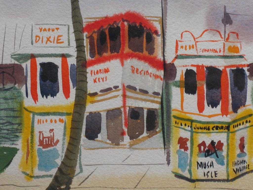 Martin Linsey
Miami
1947
Firmato, datato e titolato in basso a destra
Acquerello su carta
10,25 x 13,75 pollici
18 x 21 pollici (incorniciato)