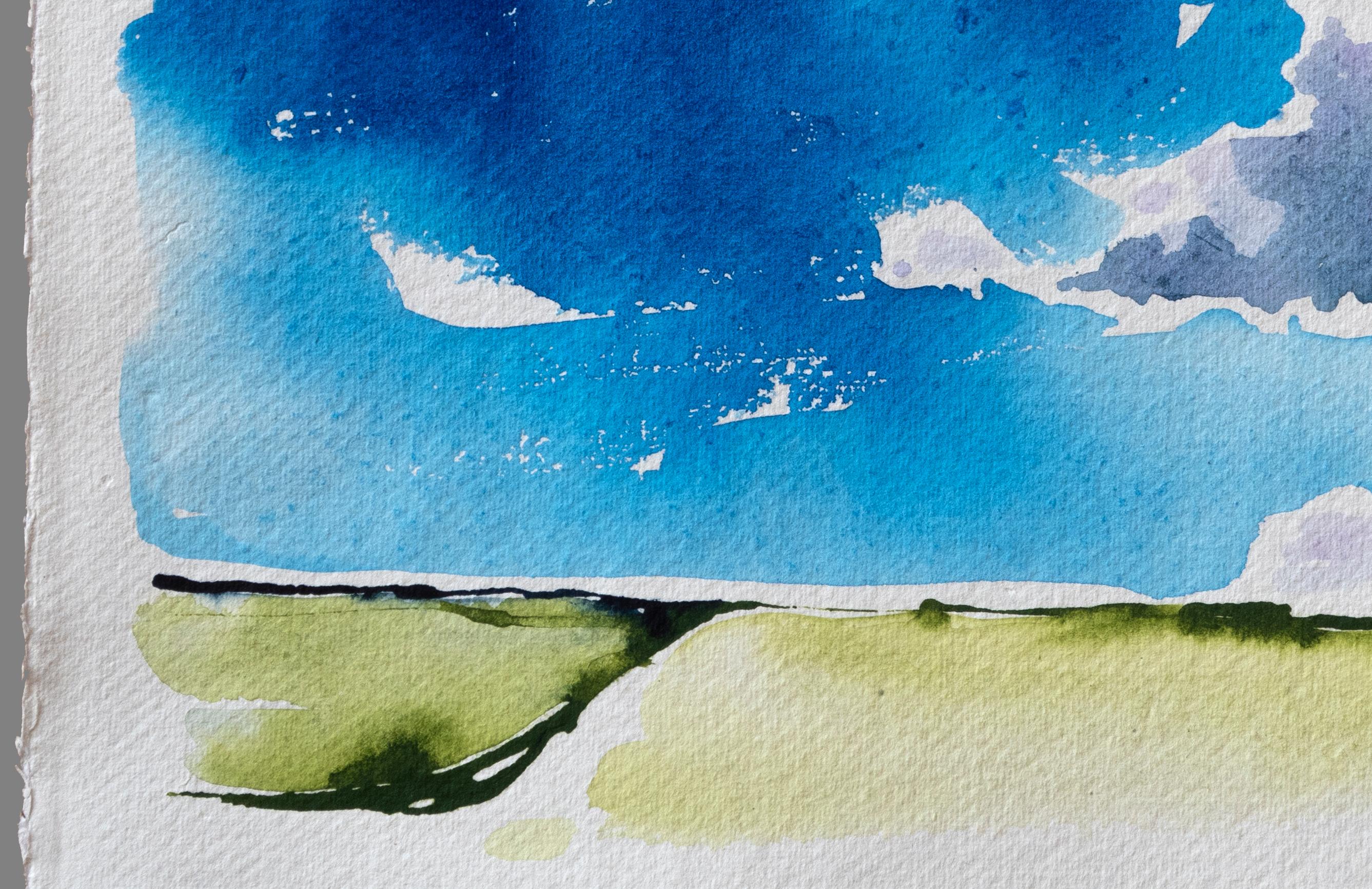 „Ebren Ha Dor, Shifting Sky“, Shifting Sky. Zeitgenössische Landschaft, Landhausstil, Landschaft, Wolken im Angebot 1