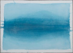 'Lago del Amanecer (Montañas Blue Ridge)'  Paisaje agua azul pastel natural