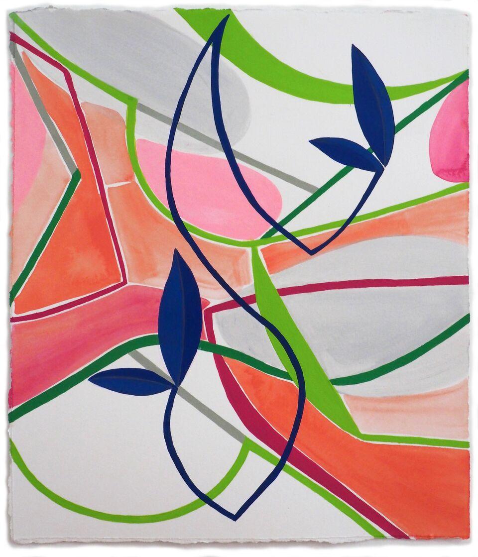 Jessica Snow Abstract Drawing - Master of Nets #9