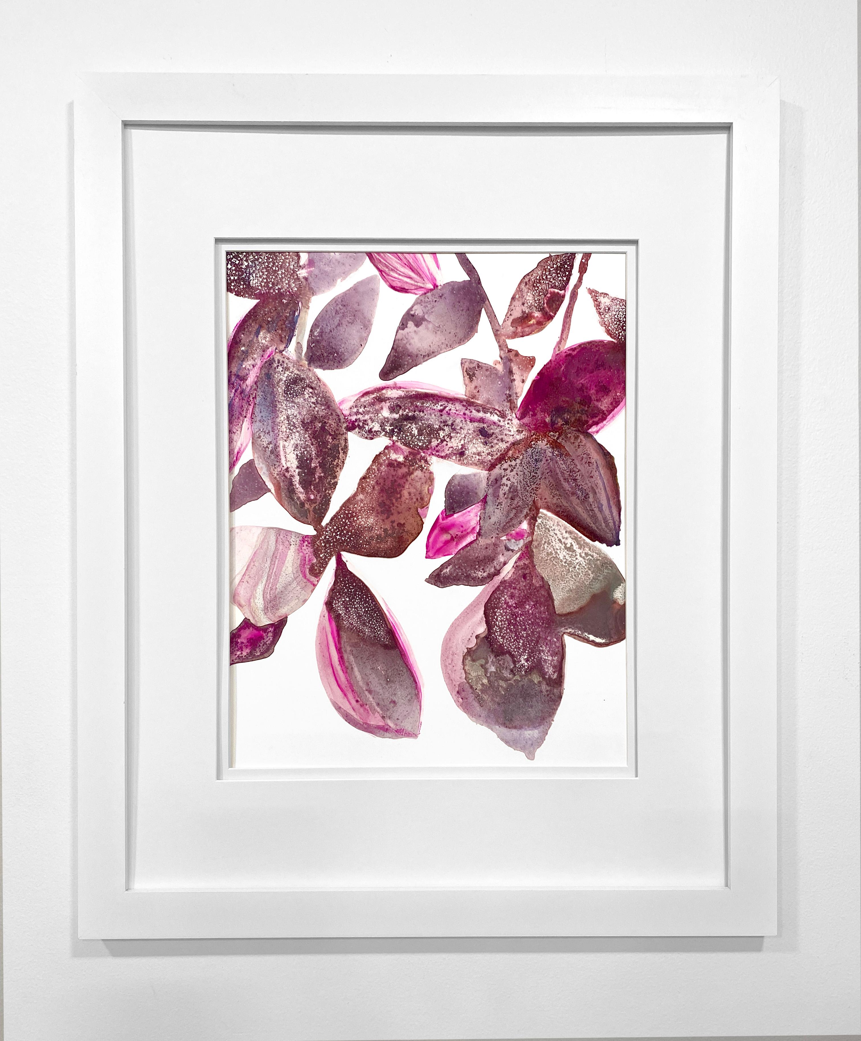 Framed Botanical Watercolor by Rachel Kohn - Plant Puddle #1
