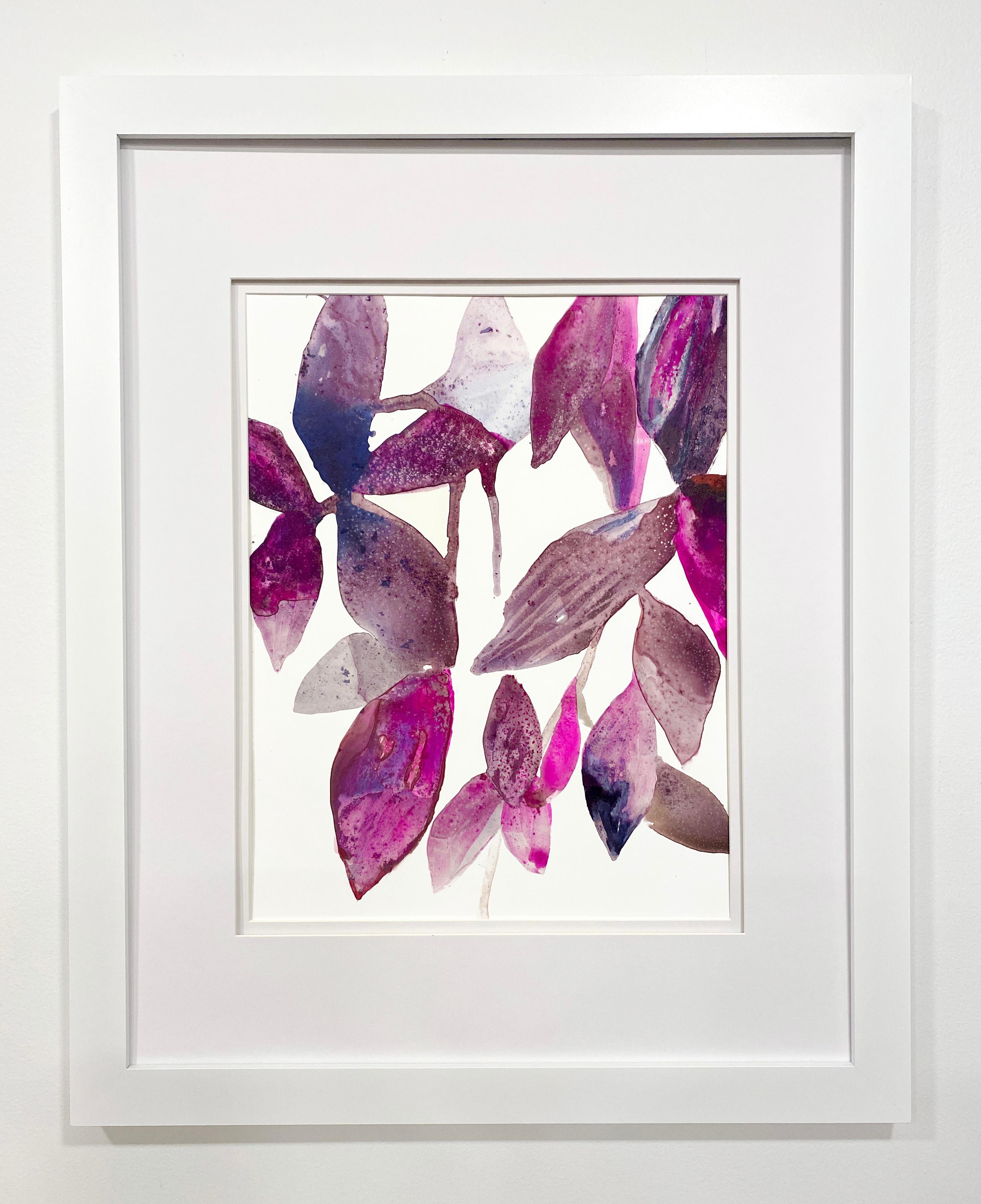 Framed Botanical Watercolor by Rachel Kohn - Plant Puddle #2