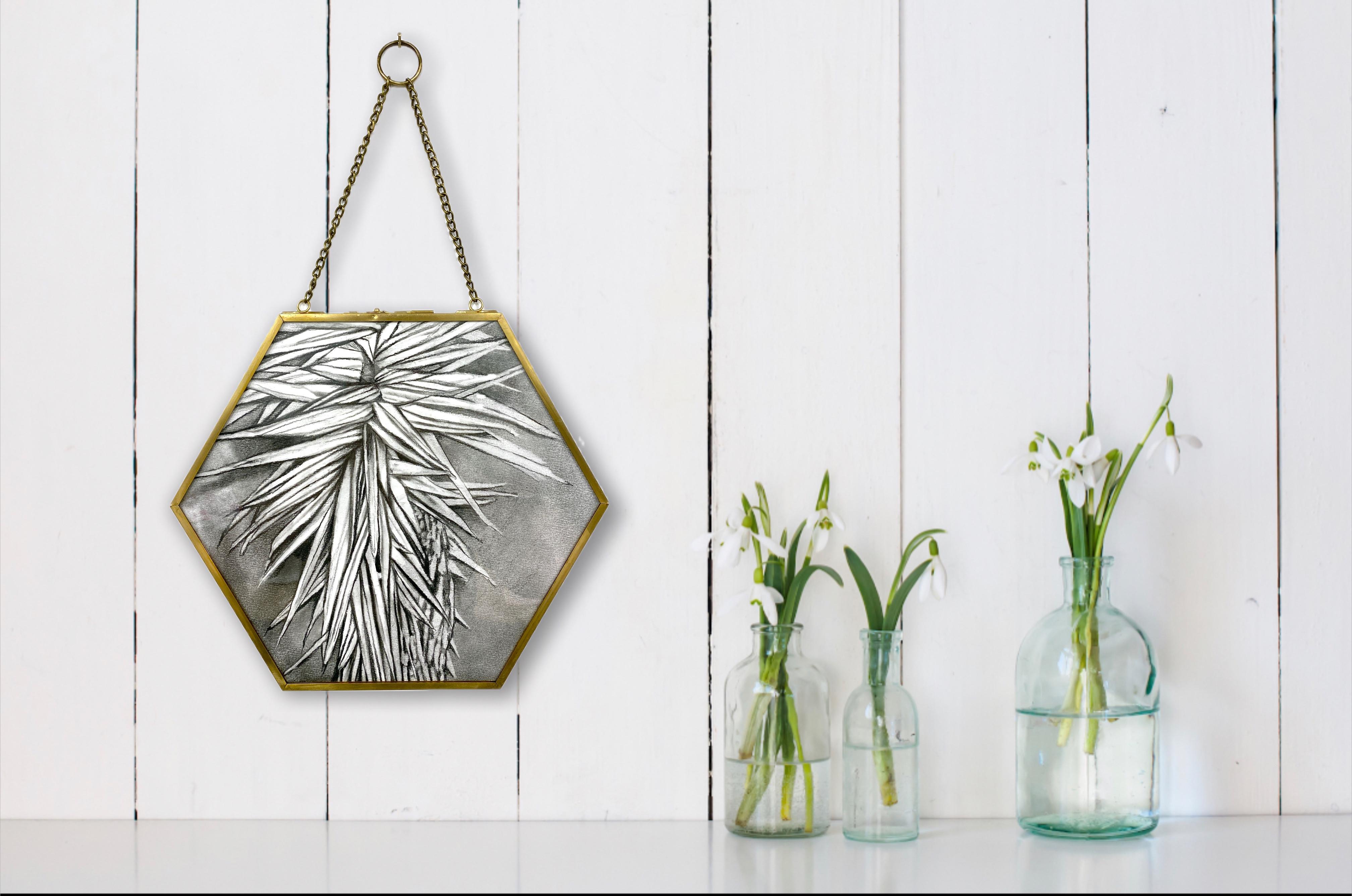black and white botanical drawings