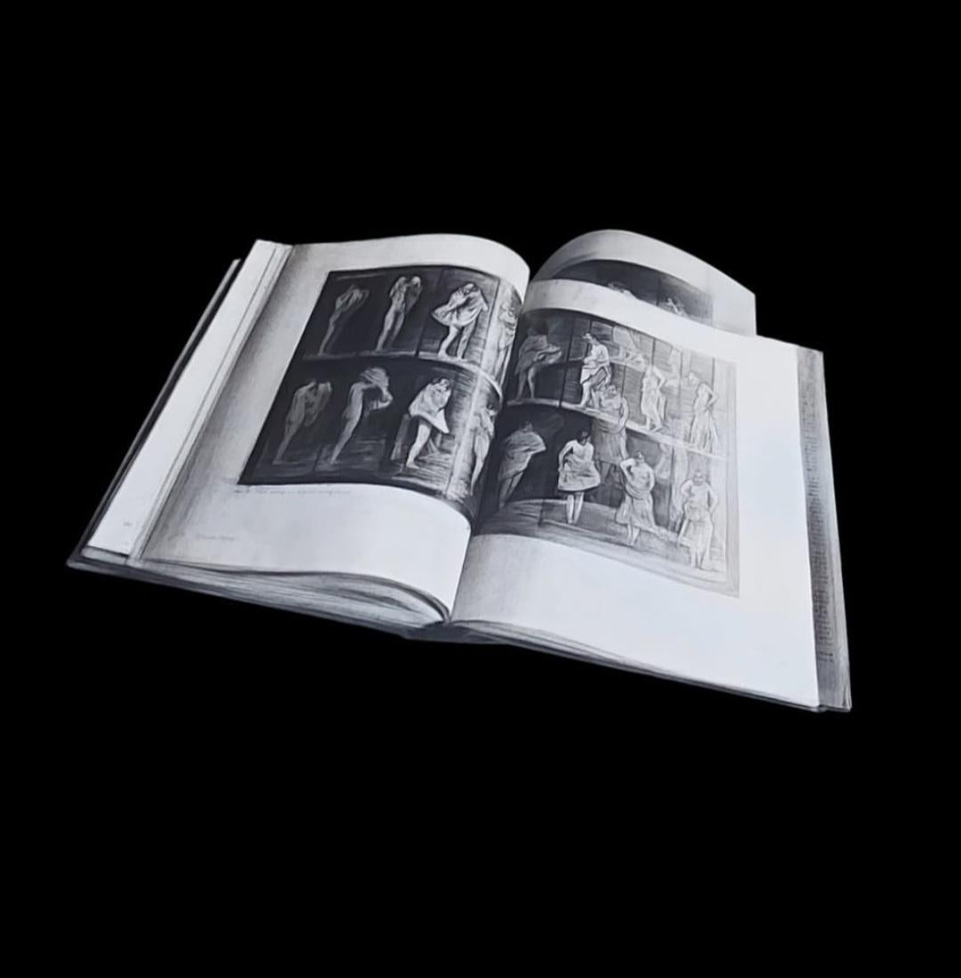 Hyperrealistische Kohle auf Archivpapier-Stillleben-Kunstwerk „Turning Around“