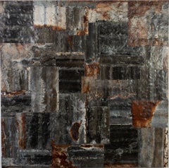Abstract Metal "Black Square"