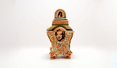 Americana Pop Art Lidded Container With Marilyn Monroe