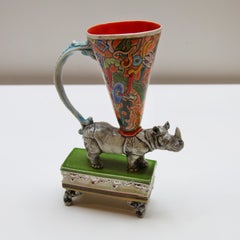 Contemporary Colorful Functional Rhino Drinking Cup