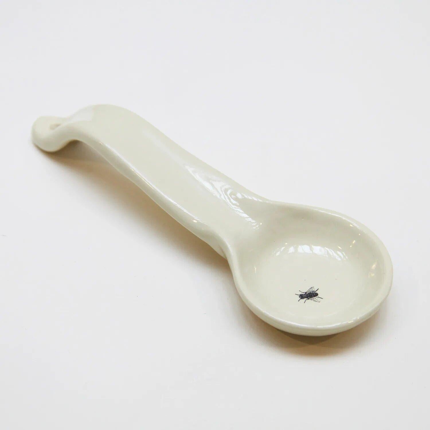 Ceramic Spoon Rest - Art by Ron Carlson