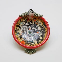 Ceramic Pop Art Cartoon Hanging Plate