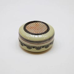 Ceramic Functional Waffle-cone Lidded Container