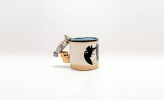 Used Ceramic Avant-Garde Small Statue Cup