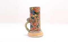 Ceramic Avant-Garde Carved Cup