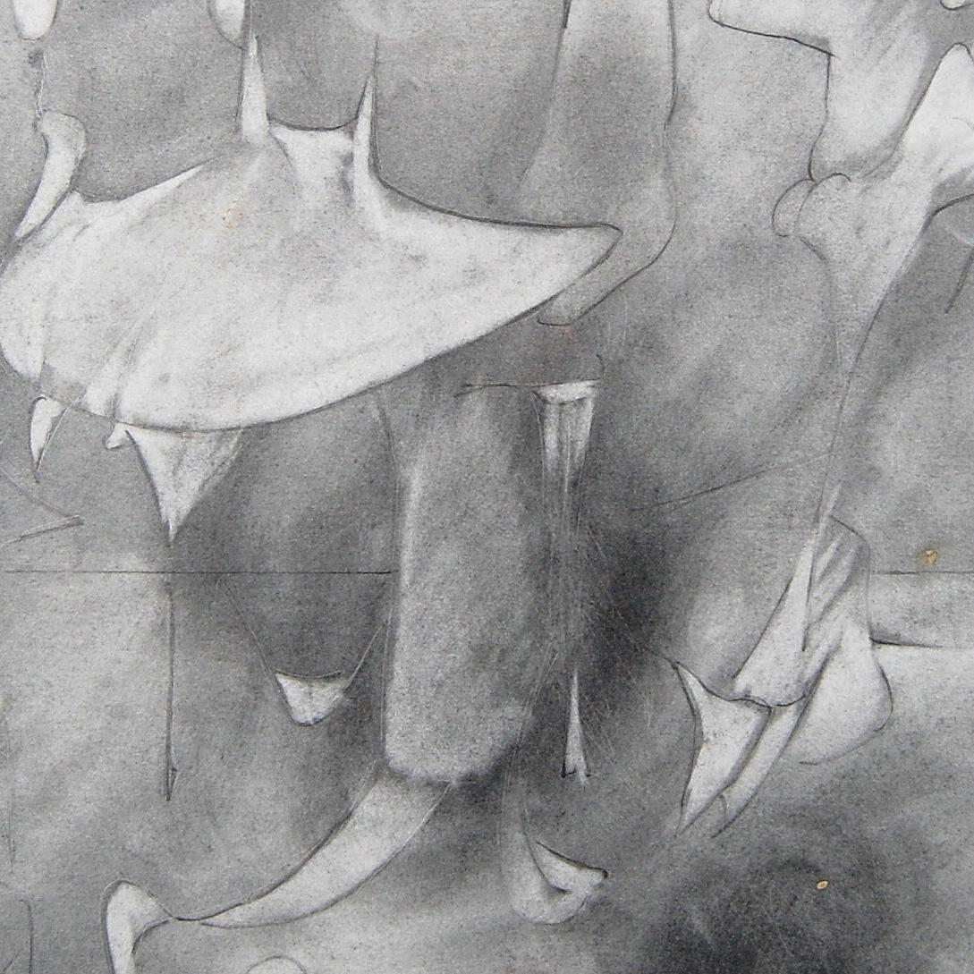 abstract graphite art