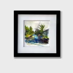 Impressionist Cityscape, "Palms (Study)"
