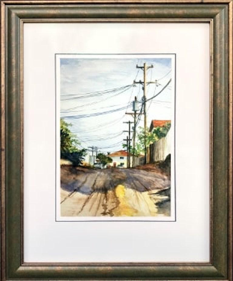 Duke Windsor  Landscape Art - Impressionist Cityscape, "Sunday Morning Stroll"