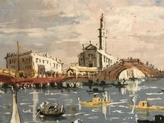 Die Insel Madonna della Grazia von Giacomo Guardi