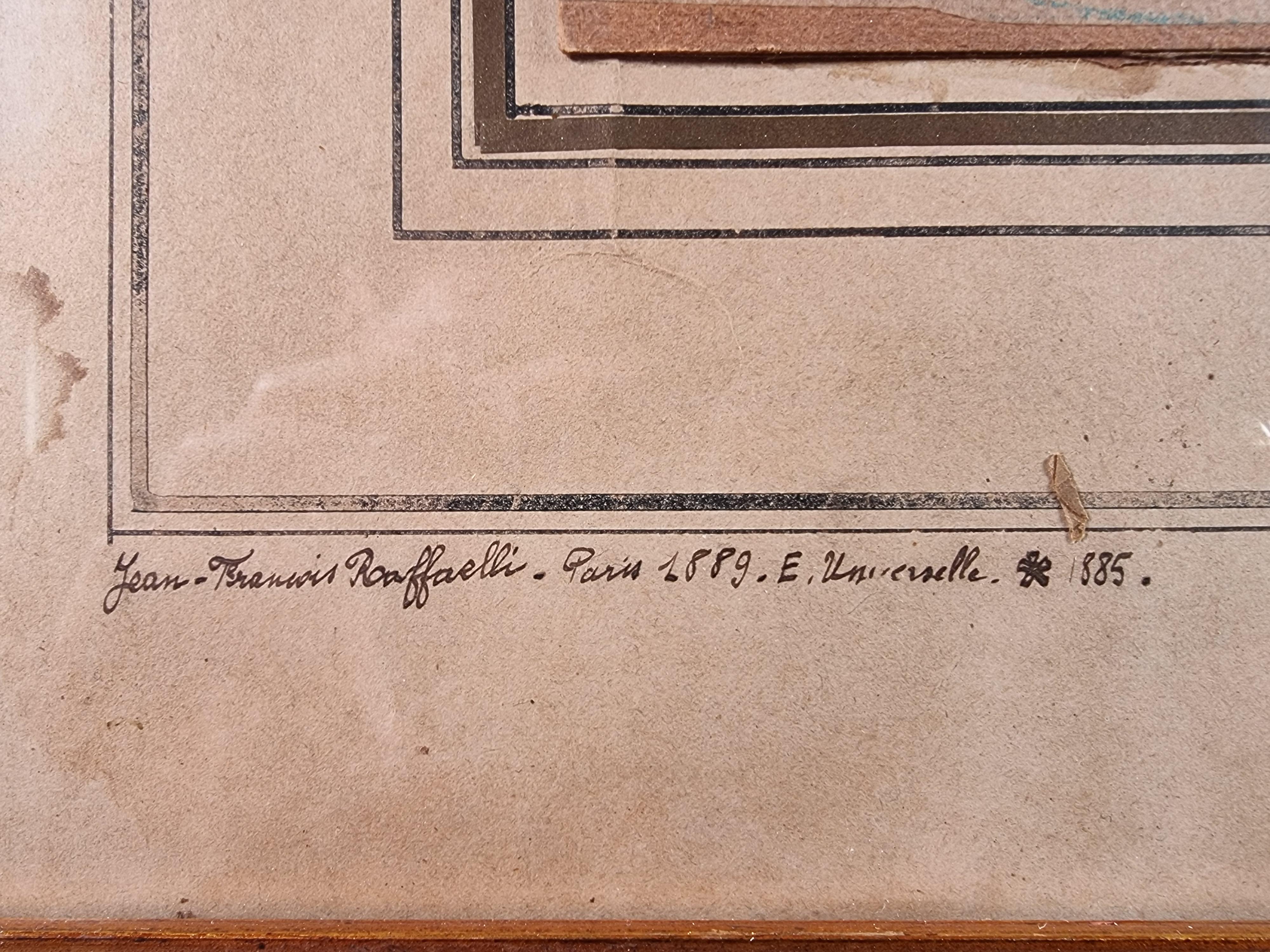 Un hombre bebiendo absenta. - Art Posimpresionista de Raffaëlli, Jean Francois