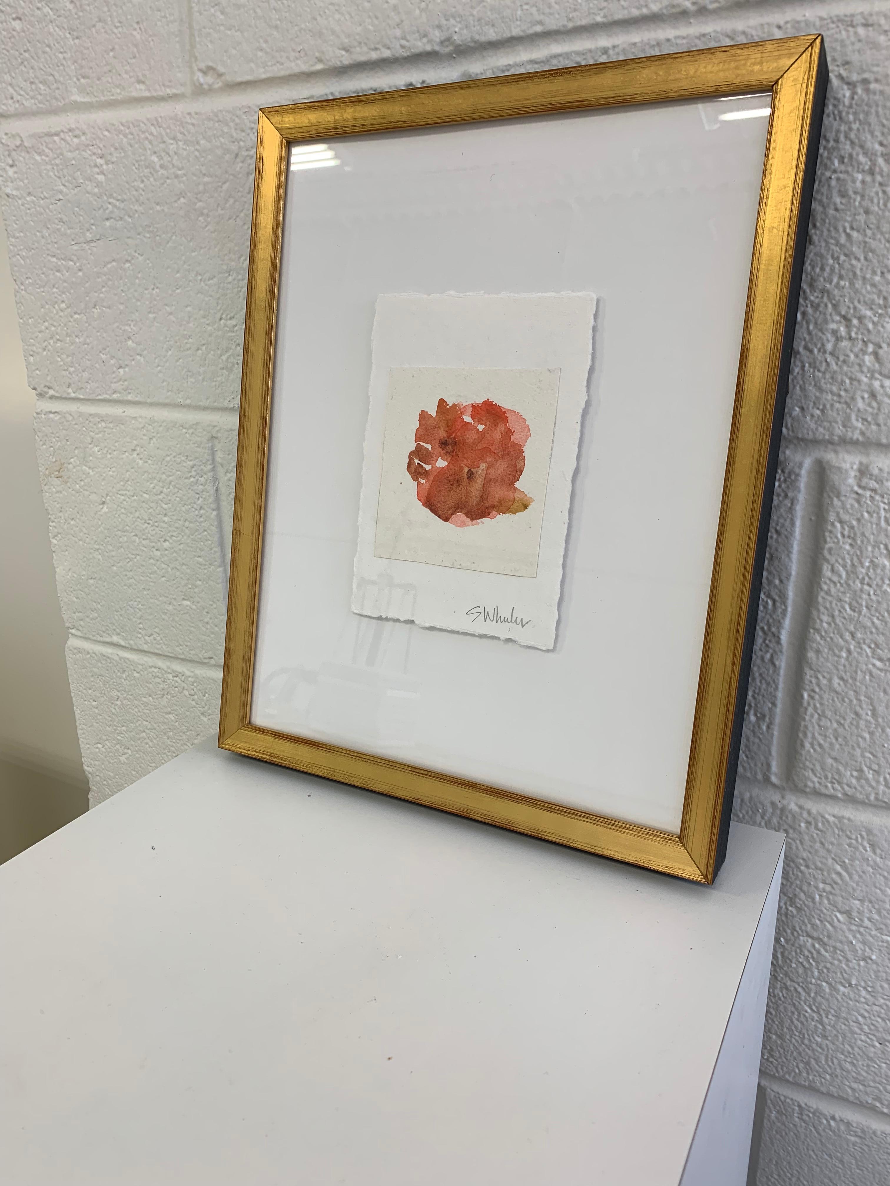 “ Flora Natural” Framed Watercolor by S. Wheeler - Abstract Art by Stephanie Wheeler