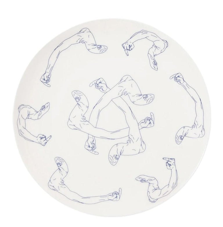 Ai Weiwei Artist Plate Project plate, 2021, offered by Baldwin Contemporary