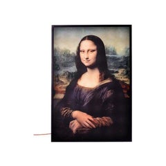 Virgil Abloh, "Mona Lisa", Obra de arte con marco de acero, 2019