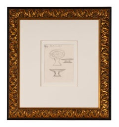Etude pour Compotier avec Poisson, May 24 by Pablo Picasso