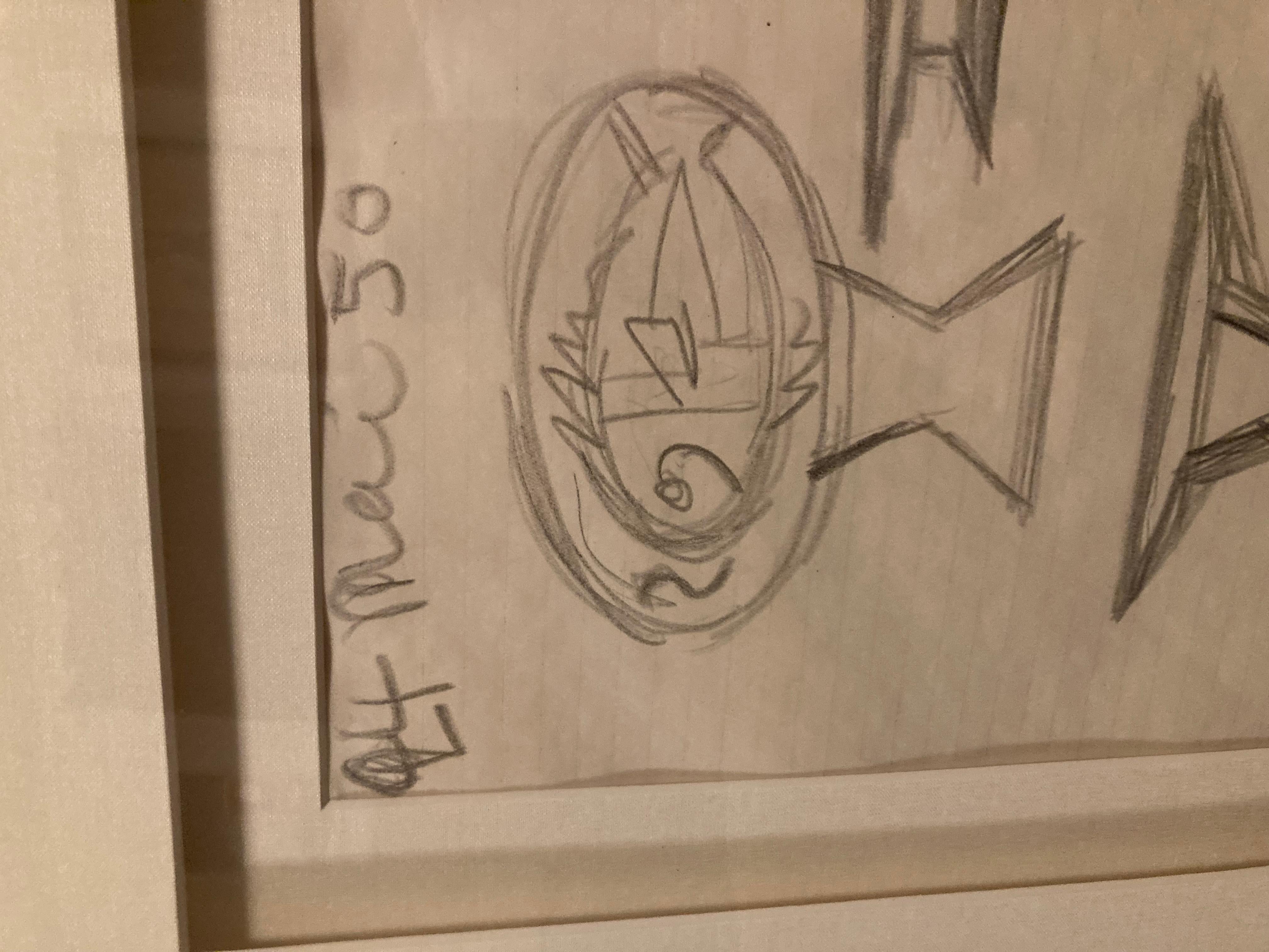 Etude pour Compotier avec Poisson, 24 mai par Pablo Picasso en vente 2