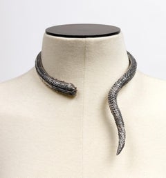 Alexis Smith, Collana Sidewinder, Argento 925 con zaffiro