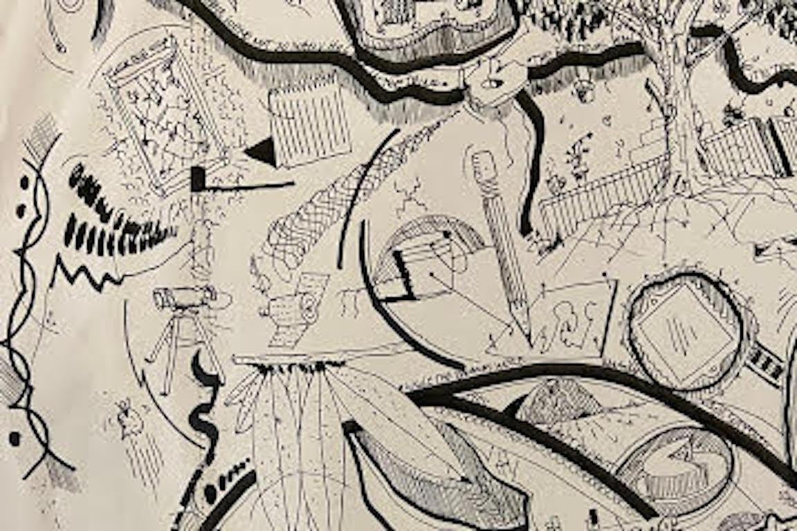 John M. White, Mind Fields 300+ Stories #200C, senza cornice in vendita 3
