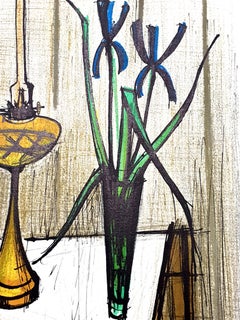 Bernard Buffet - Iris Still Life - Original Lithograph