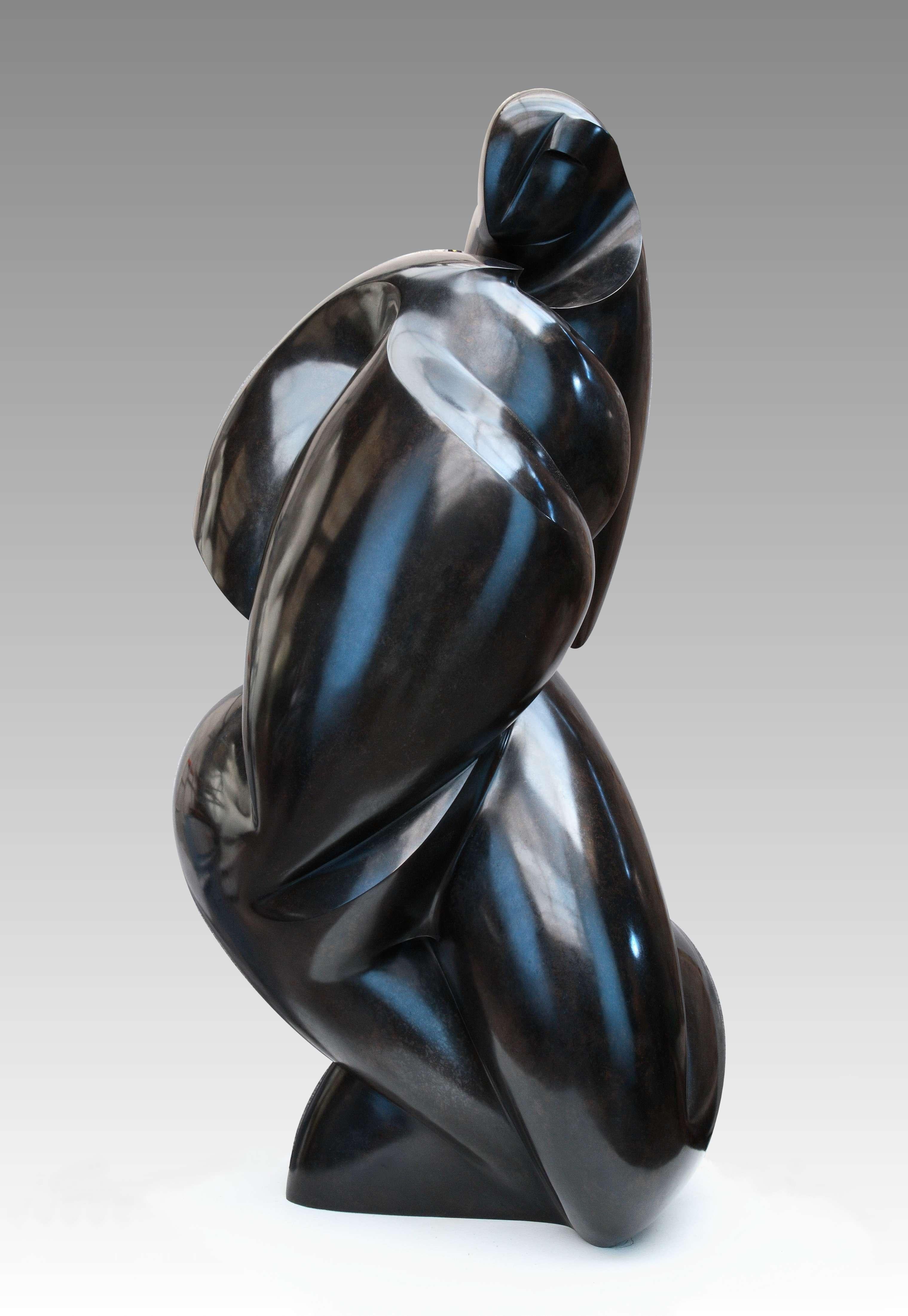Polls – Bronze-Skulptur – Zinzolibdne (Zeitgenössisch), Sculpture, von Dominique Polles 