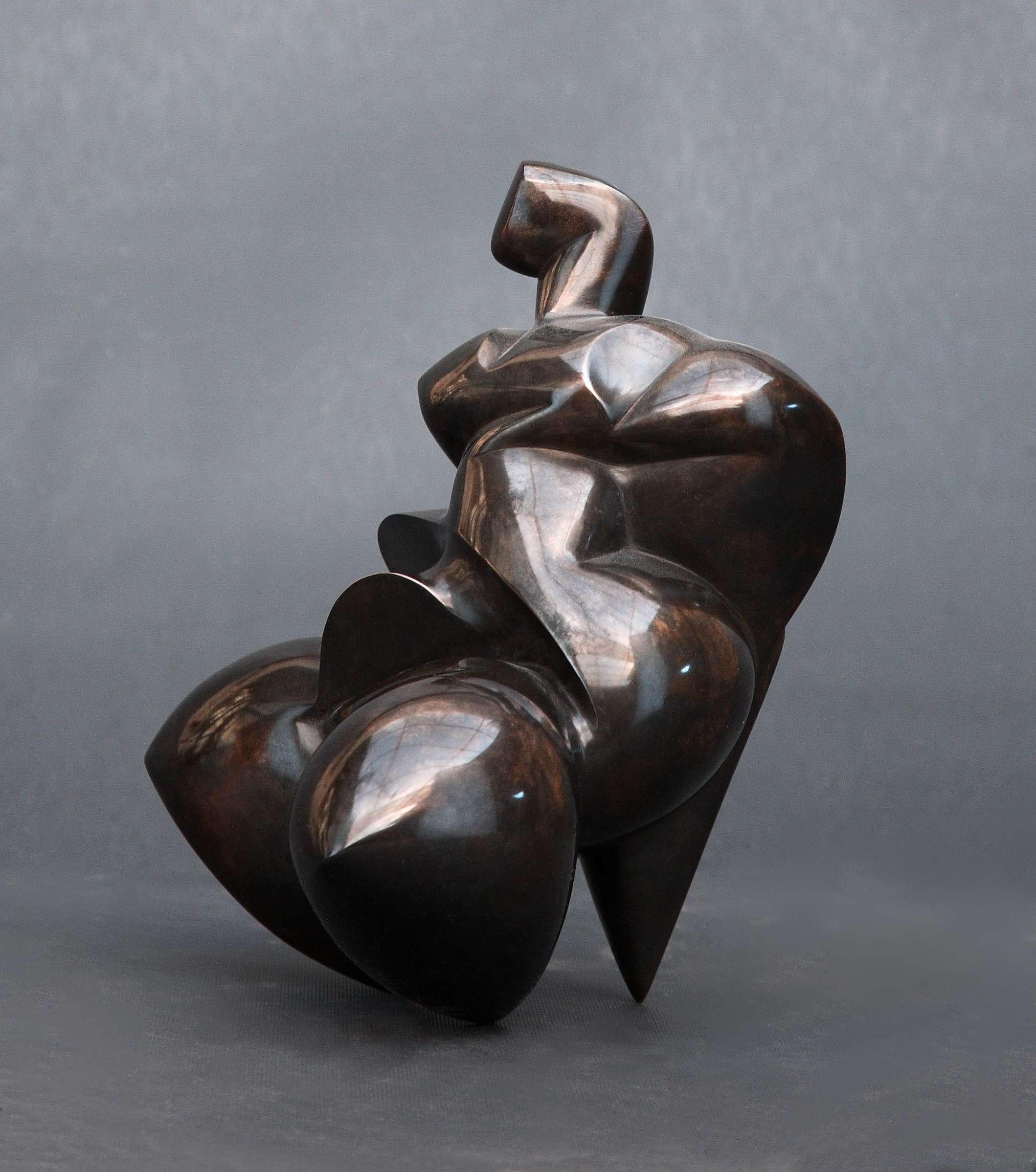Dominique Polles  Nude Sculpture - Pollès - Bronze Sculpture - Oxynamide