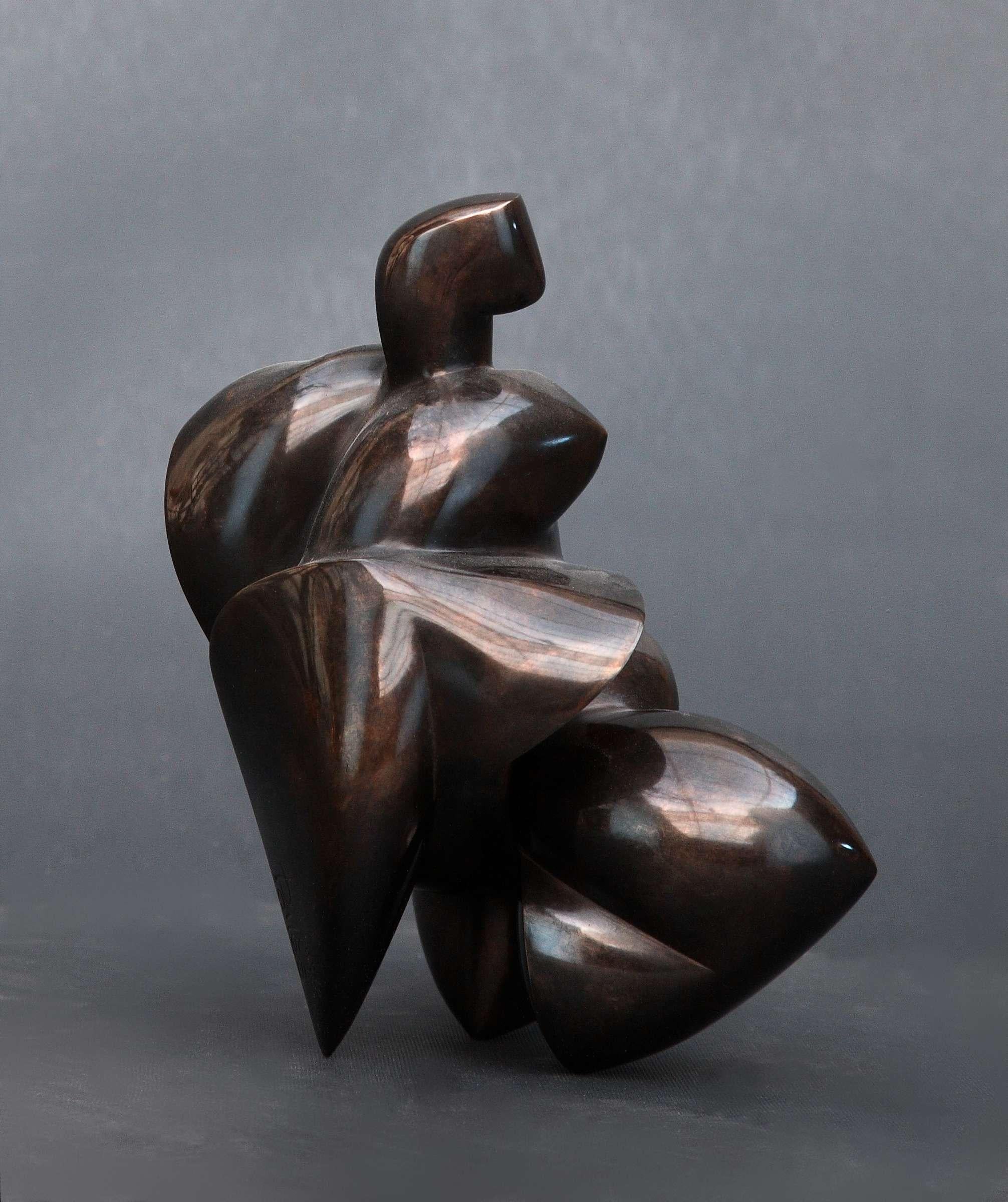 Polls - Sculpture en bronze - Oxynamide en vente 3