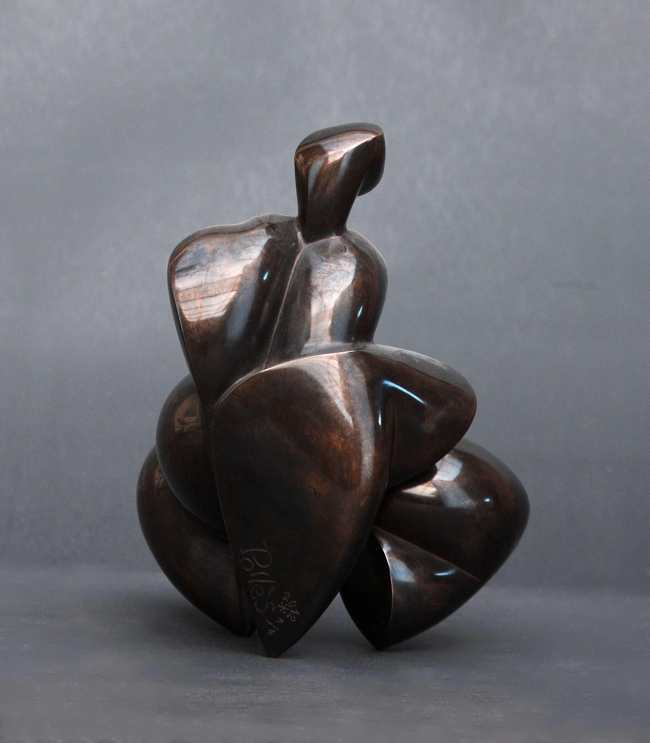 Polls - Sculpture en bronze - Oxynamide en vente 2