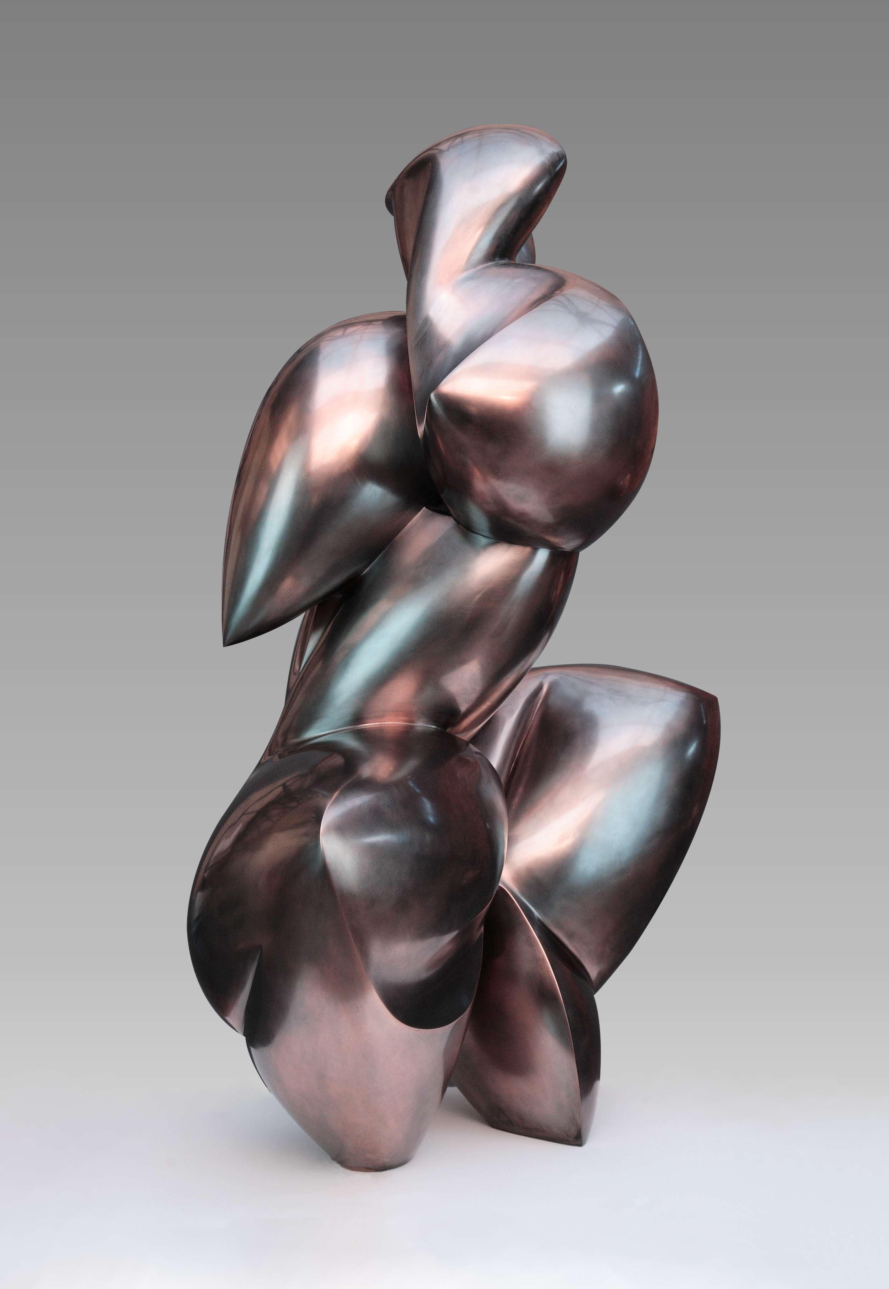 Dominique Polles  Figurative Sculpture – Polls - Bronze-Skulptur - Yterbine