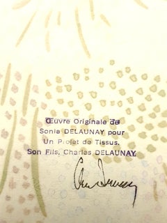 Sonia Delaunay - Original Watercolor on paper