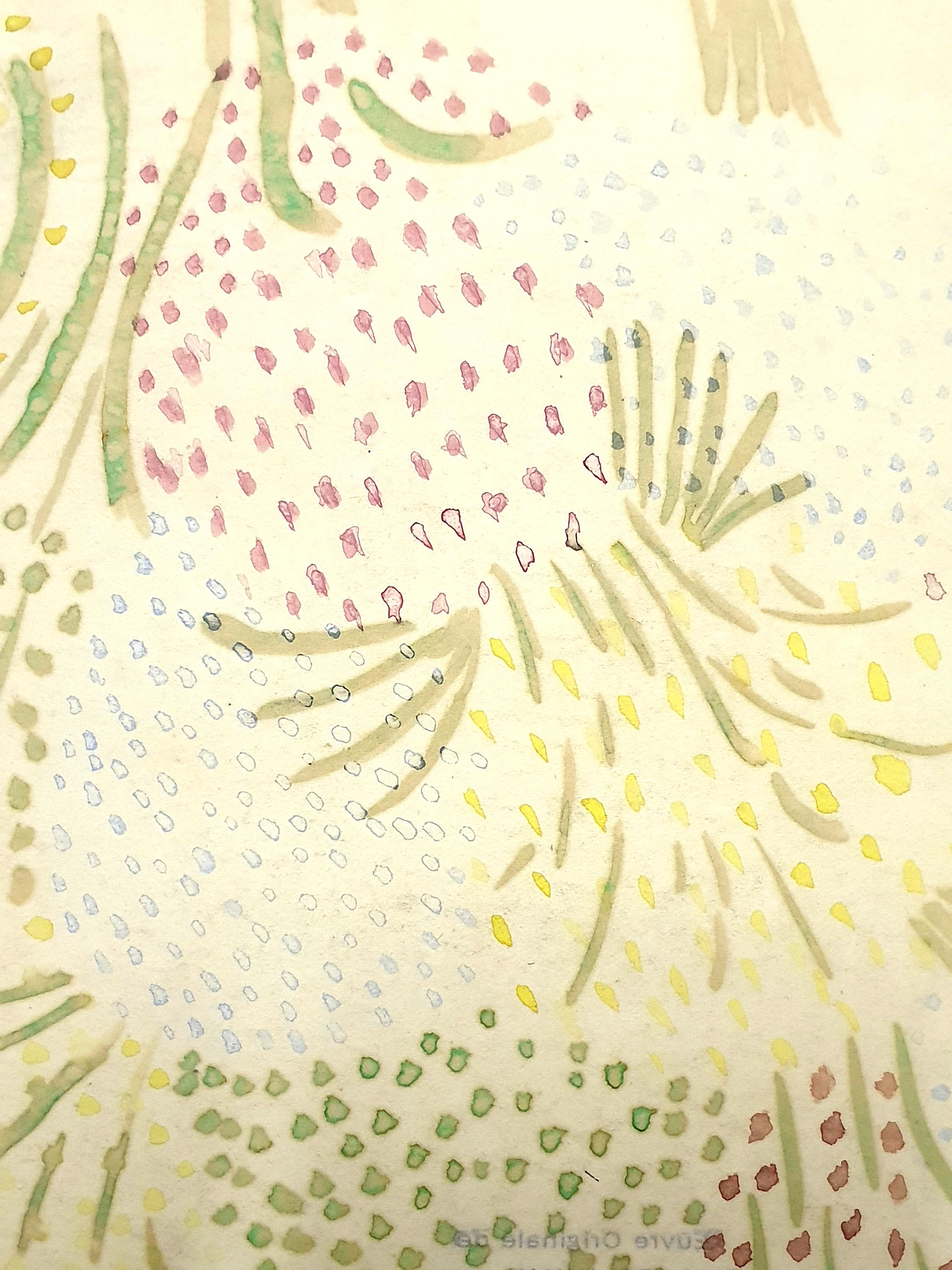 Sonia Delaunay - Acuarela original sobre papel en venta 6