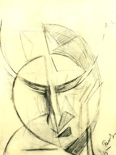 (after) Antoine Pevsner - Face of a Man - Lithograph
