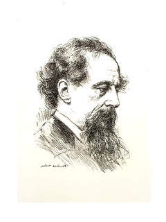 Berthold Mahn - Portrait - Original Lithograph